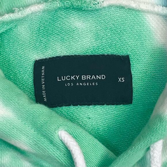 Lucky Brand Pride Hoodie | Tie Dye Rainbow | XS Gender Neutral | NWOT - Picture 7 of 10